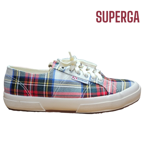 Superga Tartan Plaid Sneakers - Picture 2 of 11